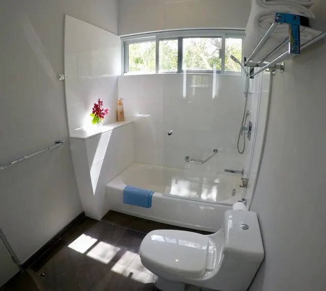 Bathroom with tub